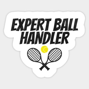 funny tennis Sticker